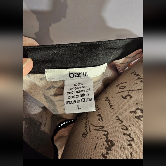 Bar Lll Top Short Sleeves Multicolored Block Ladies Size Large - Picture 9 of 11